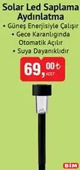 SOLAR LED SAPLAMA AYDINLATMA